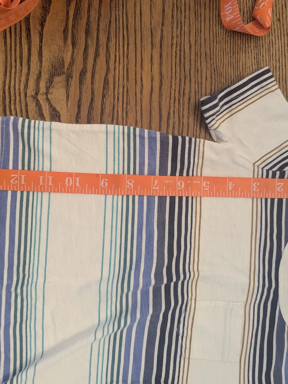 EUC Oshkosh Baby Boy 18 month striped short sleeve shirt 100% cotton
